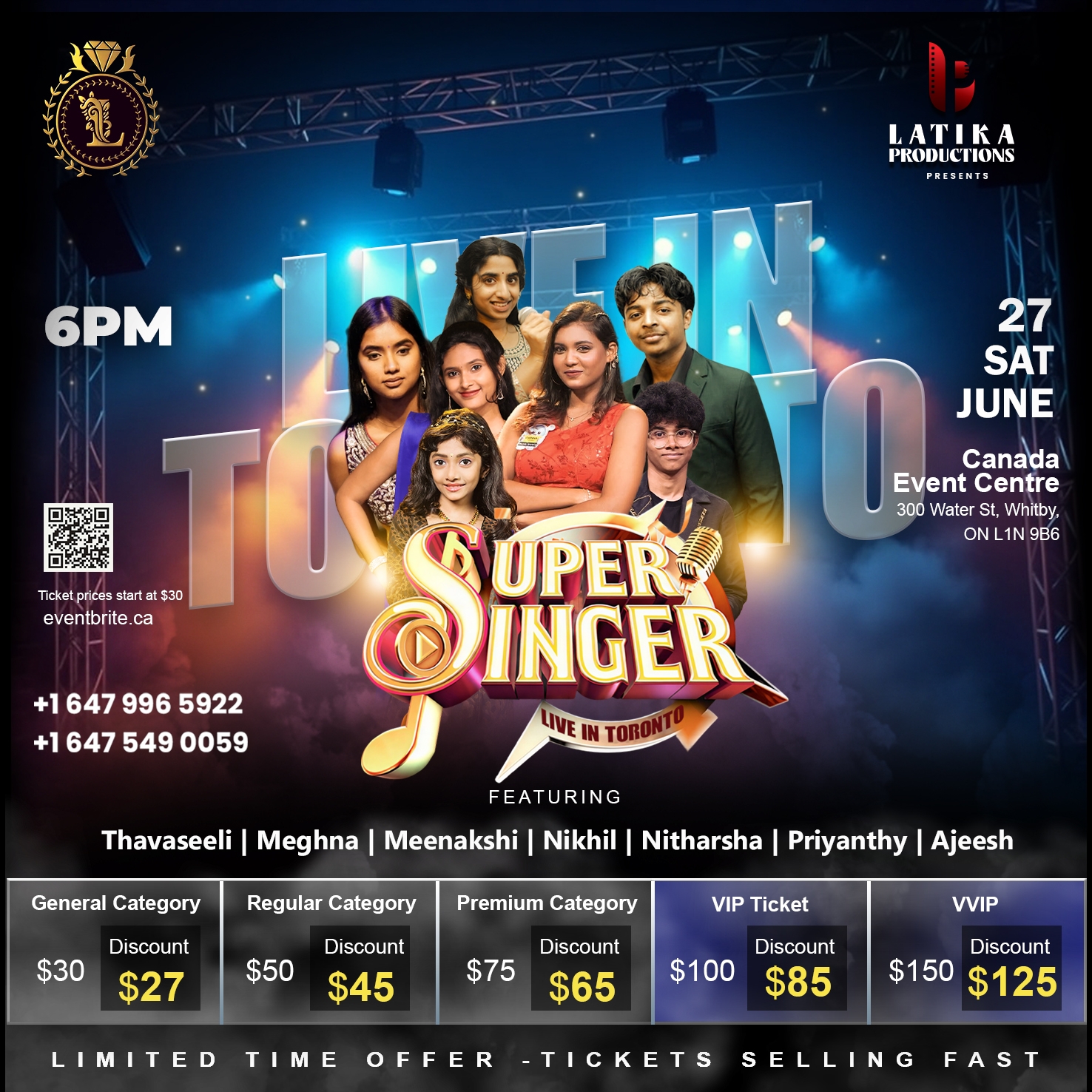 SUPER SINGER LIVE IN TORONT