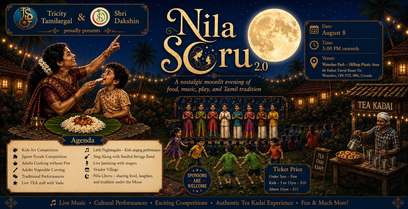 Tricity Tamilargal And  Shri Dakshin Presents: Nila Soru 2.0!