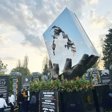 A Monument That Speaks for Us: Tamil Genocide Memorial Now Open in Canada