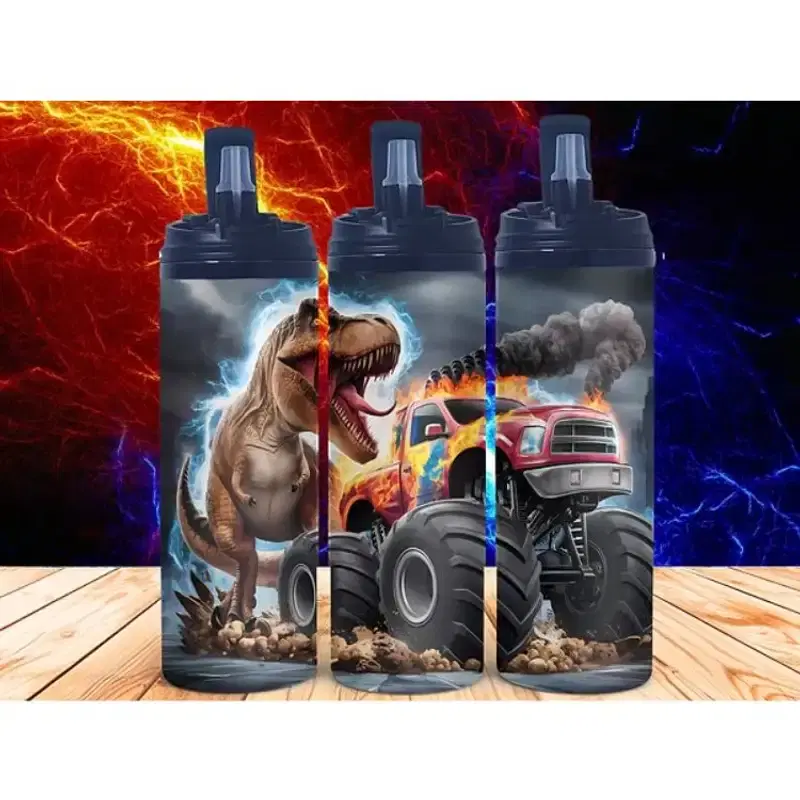 Dino Monster Truck Drinkware - Style 1