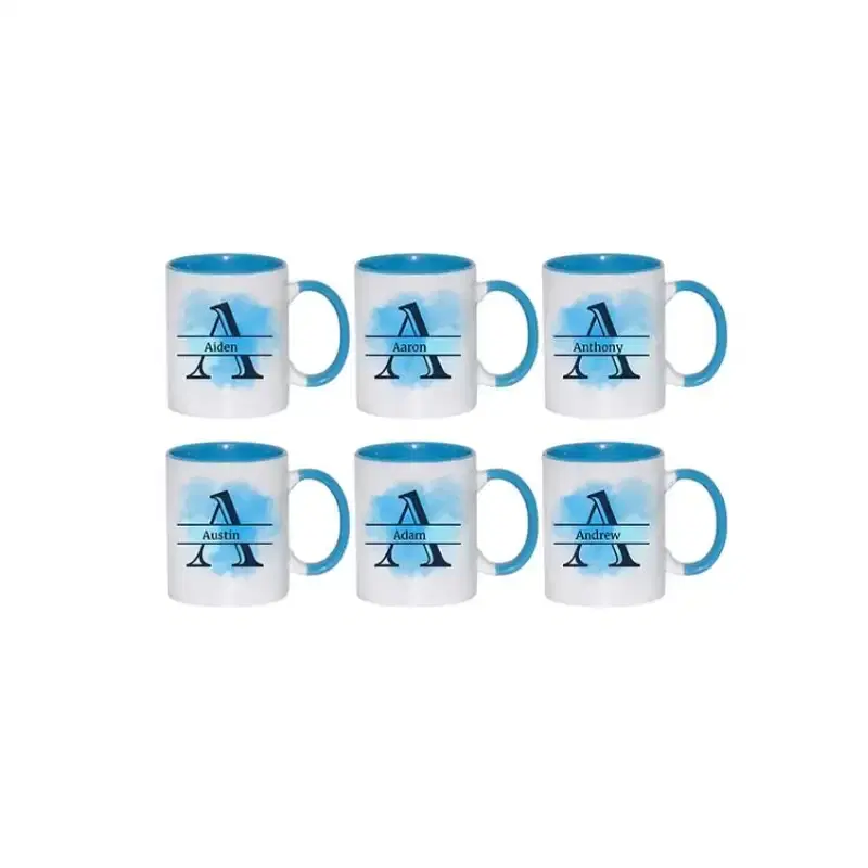 Blue Bliss Mug - set of 6