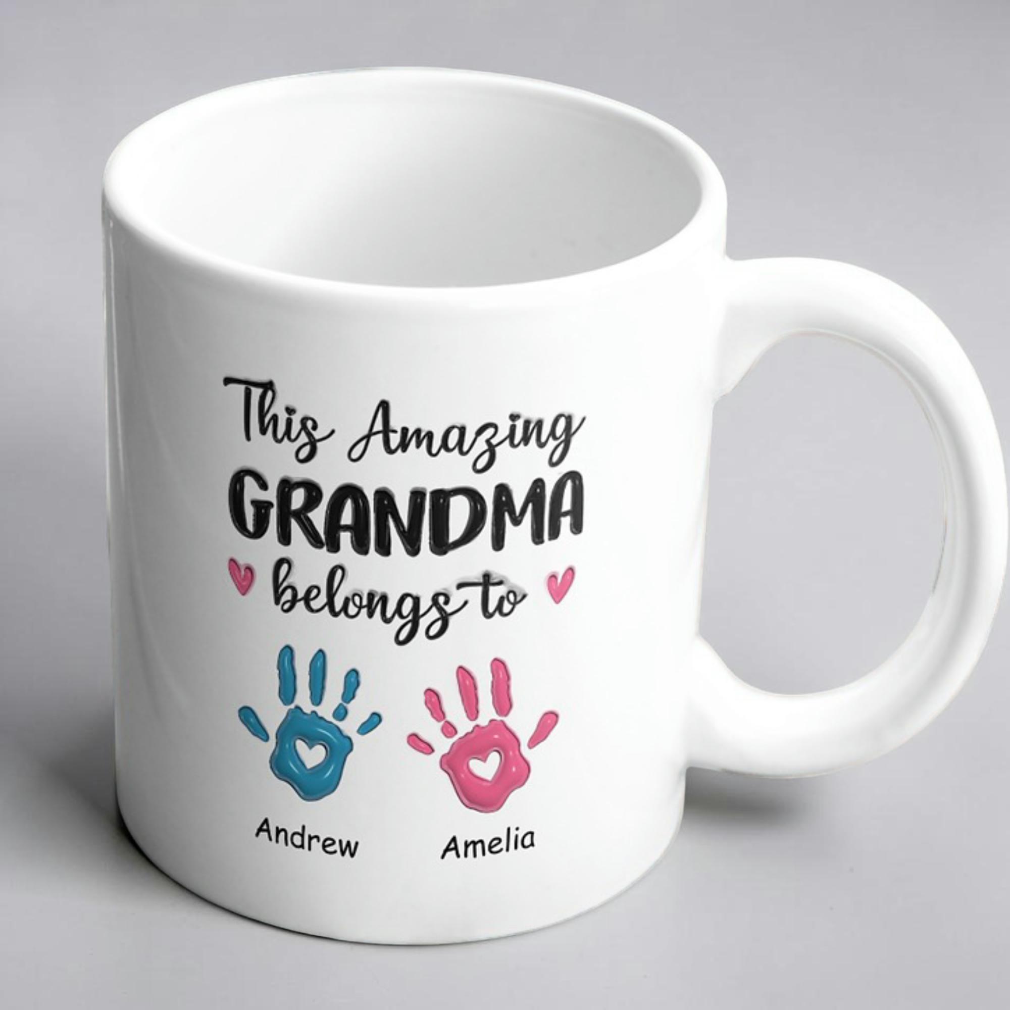 Amazing Grandma Mug - with Grand Kids Name