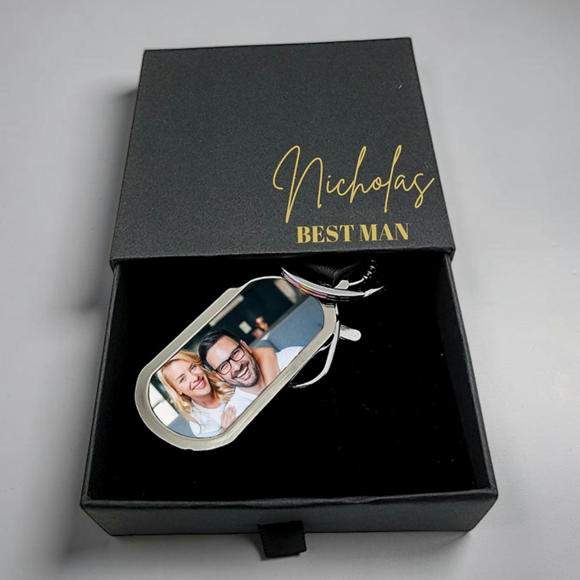 Elite Photo Keychain For Him