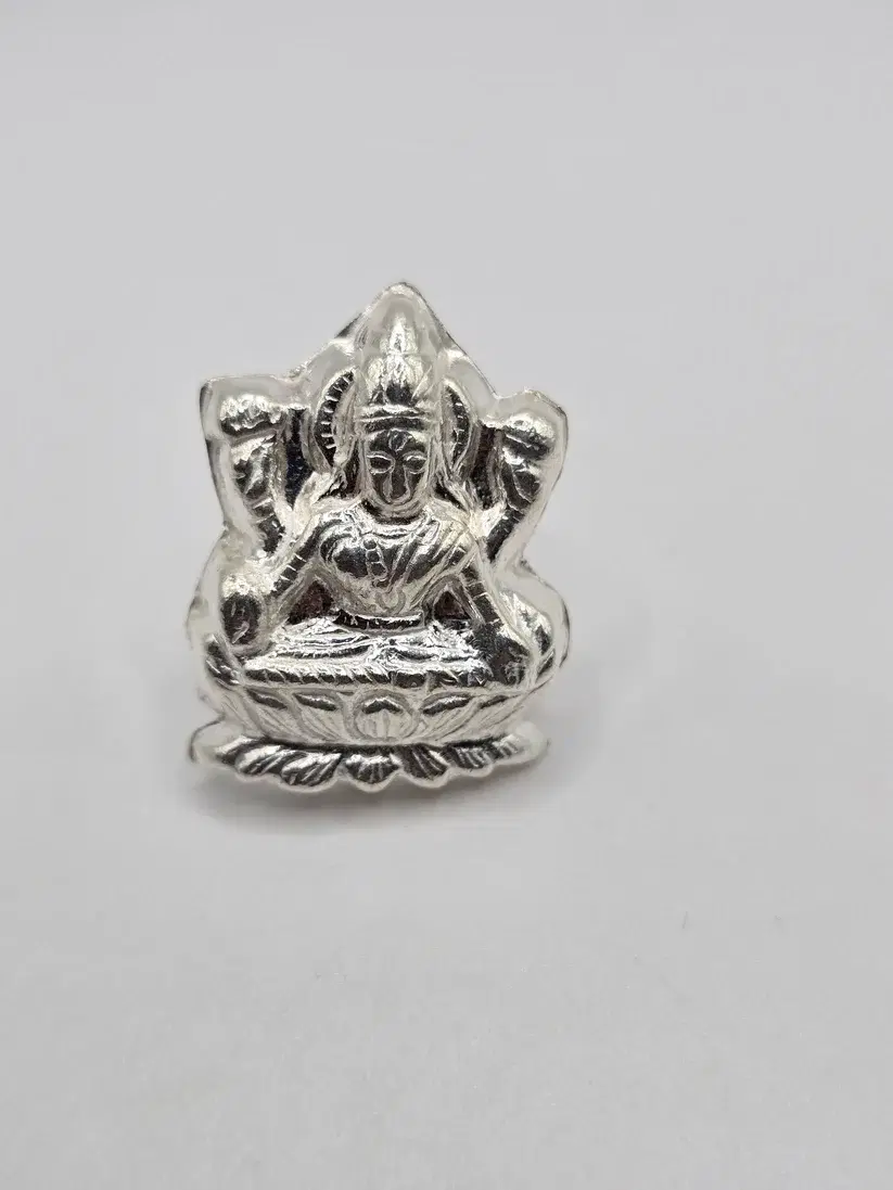 Pure Real Silver Goddess Lakshmi Idol for Puja and Home Decor #9 Lakshmi for turmeric puja 