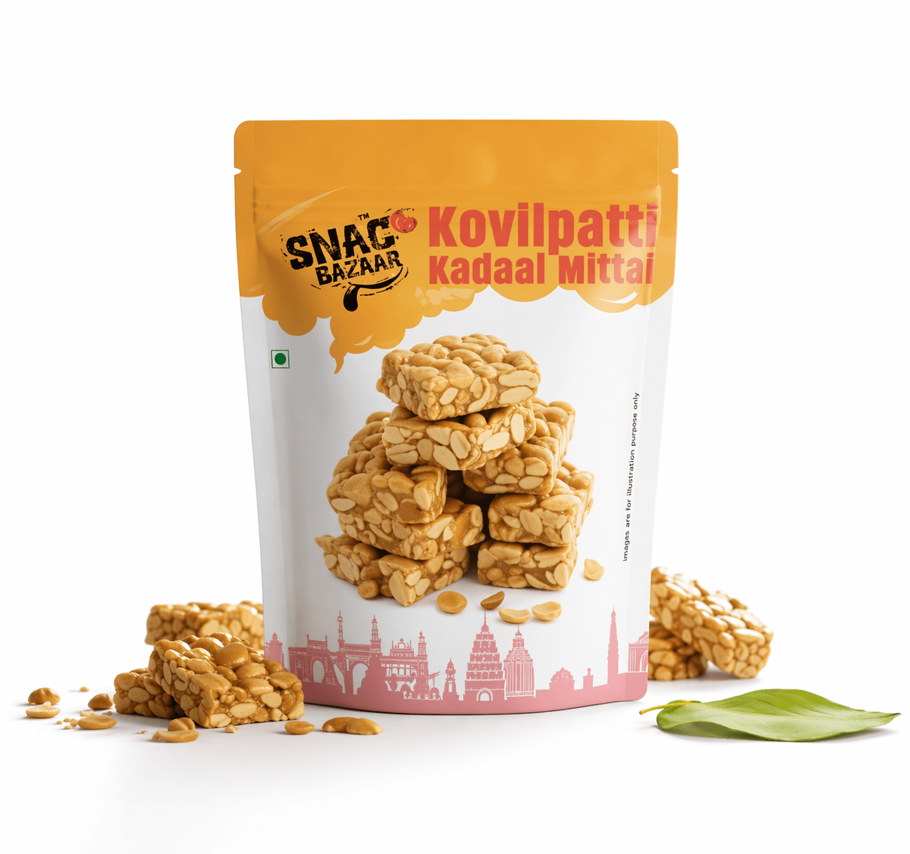 TamilNadu-Kovilpatti Kadalai Mittai-Peanut Candy (100g)