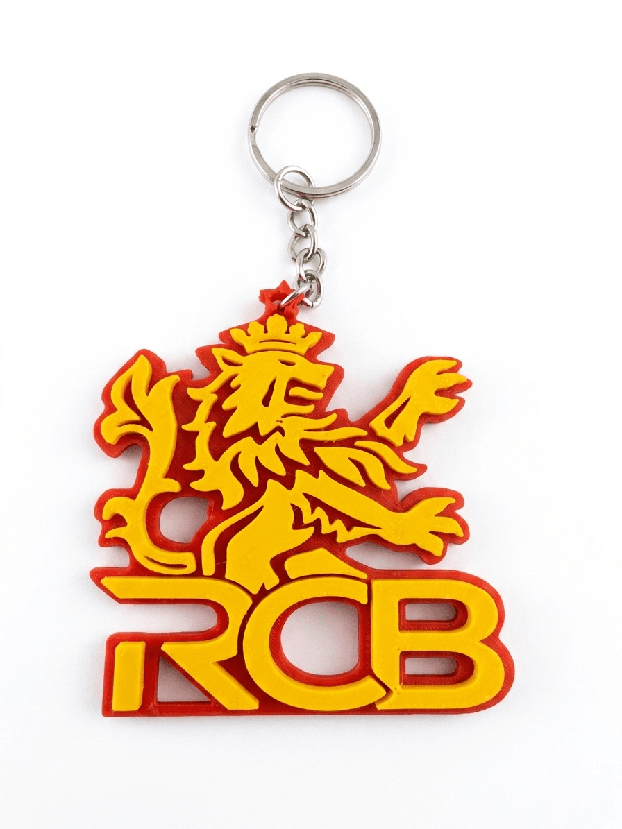 RCB Keychain or Car Hanging