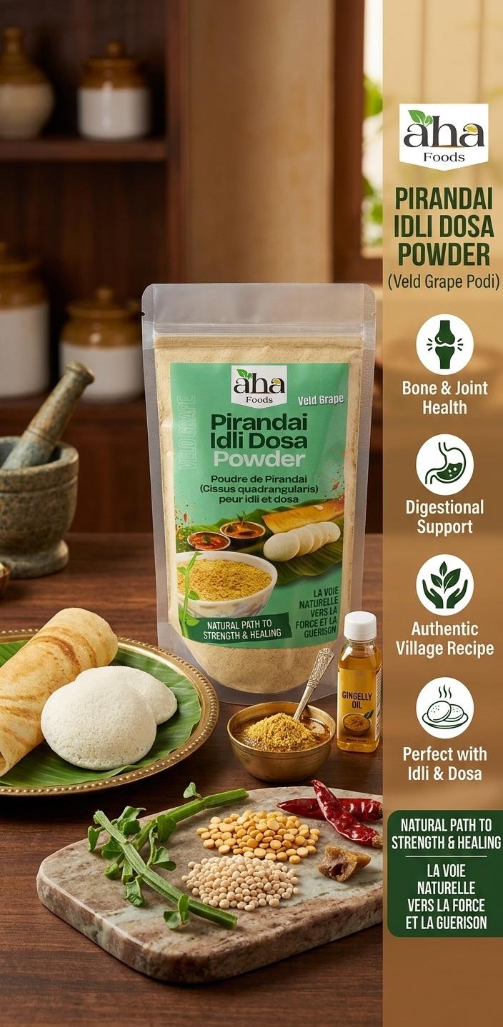 Aha Foods Pirandai Idly Dosa Podi - 100g