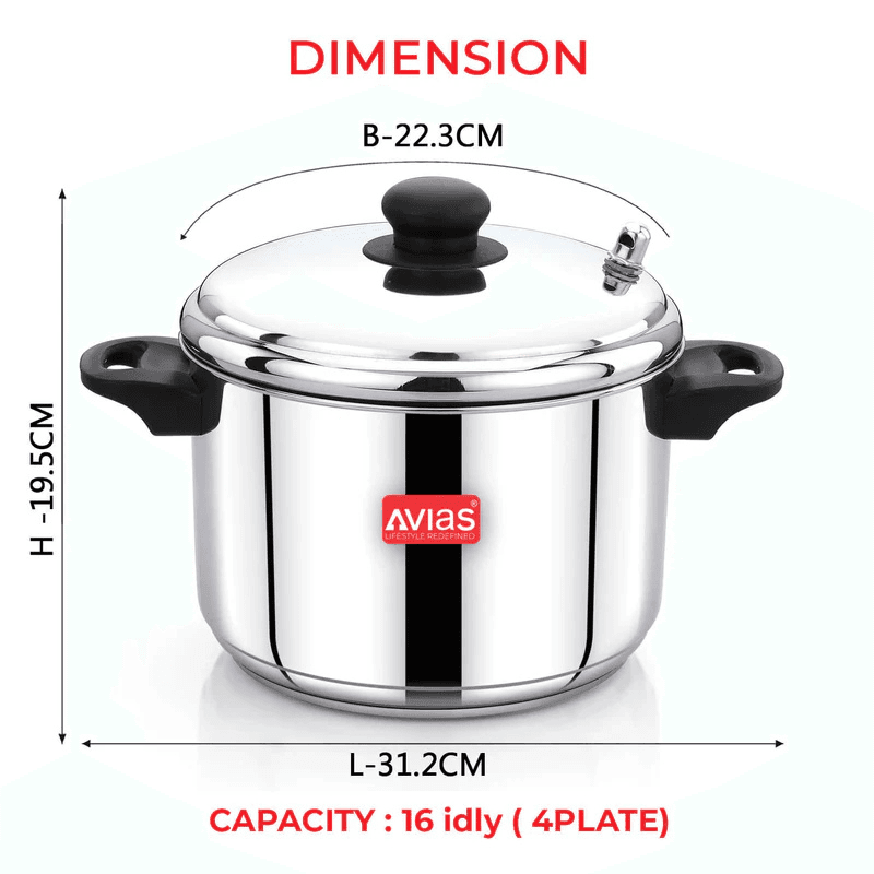 AVIAS Idlimate IB Stainless Steel Idli Cooker