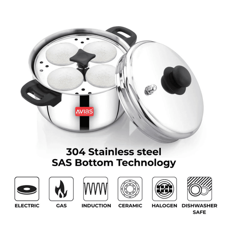 AVIAS Idlimate IB Stainless Steel Idli Cooker