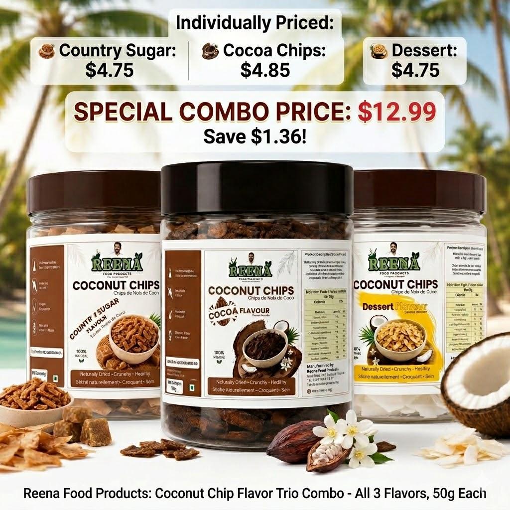 COCONUT CHIPS CHIPS TRIO