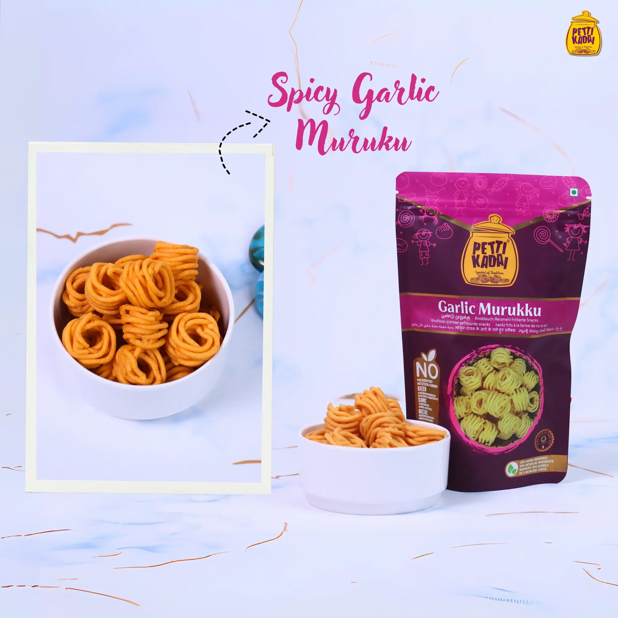 Garlic muruku Karam