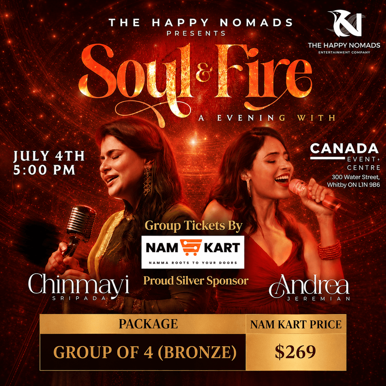 Soul anf FIre Ticket