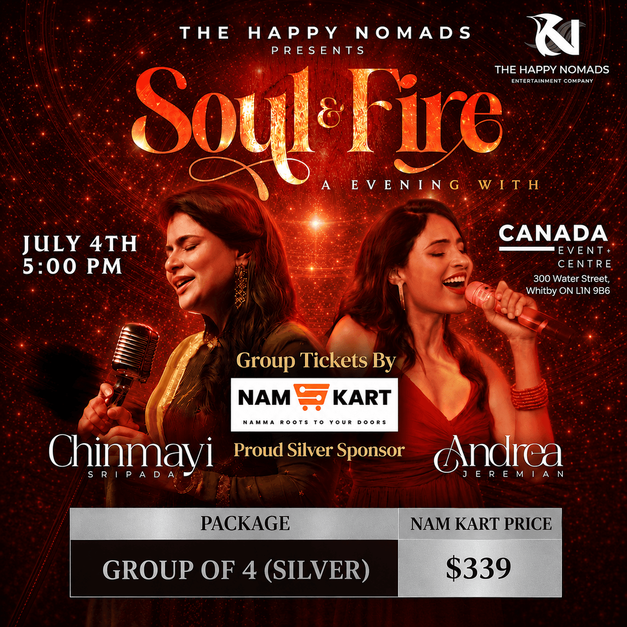 soul &amp; fire  ticket