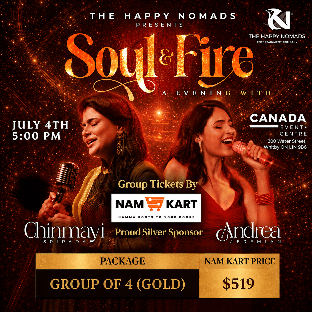 soul and fire ticket