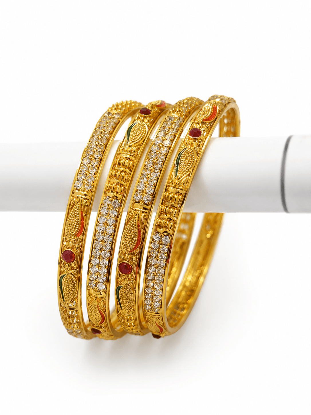 Gold plated bangle