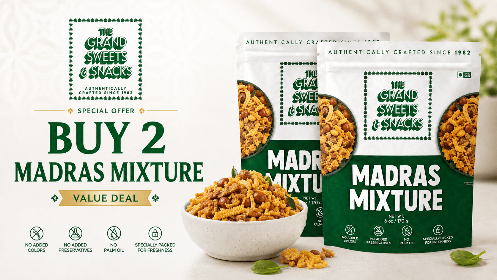 Buy 2 Madras Mixture