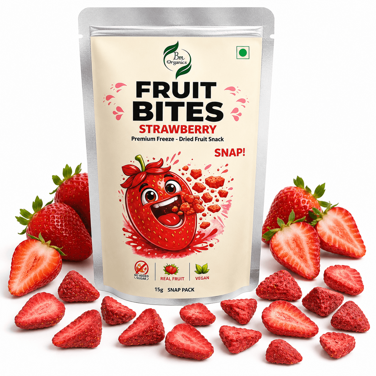 Freeze-Dried Strawberry Bites