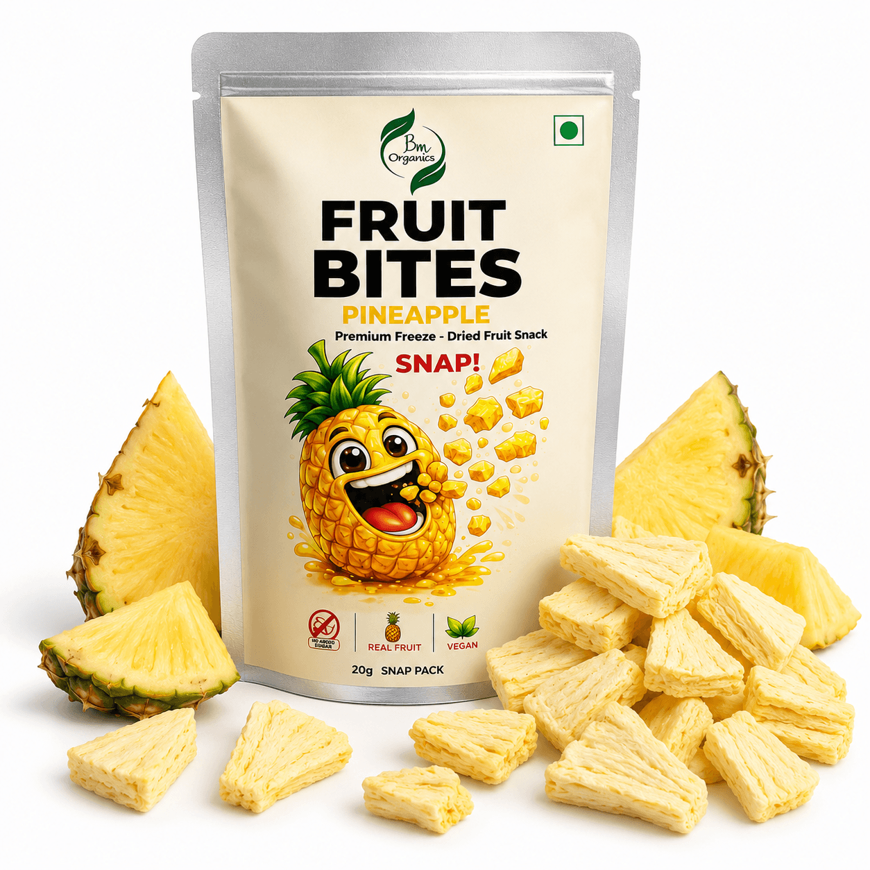 Freeze-Dried Pineapple Bites
