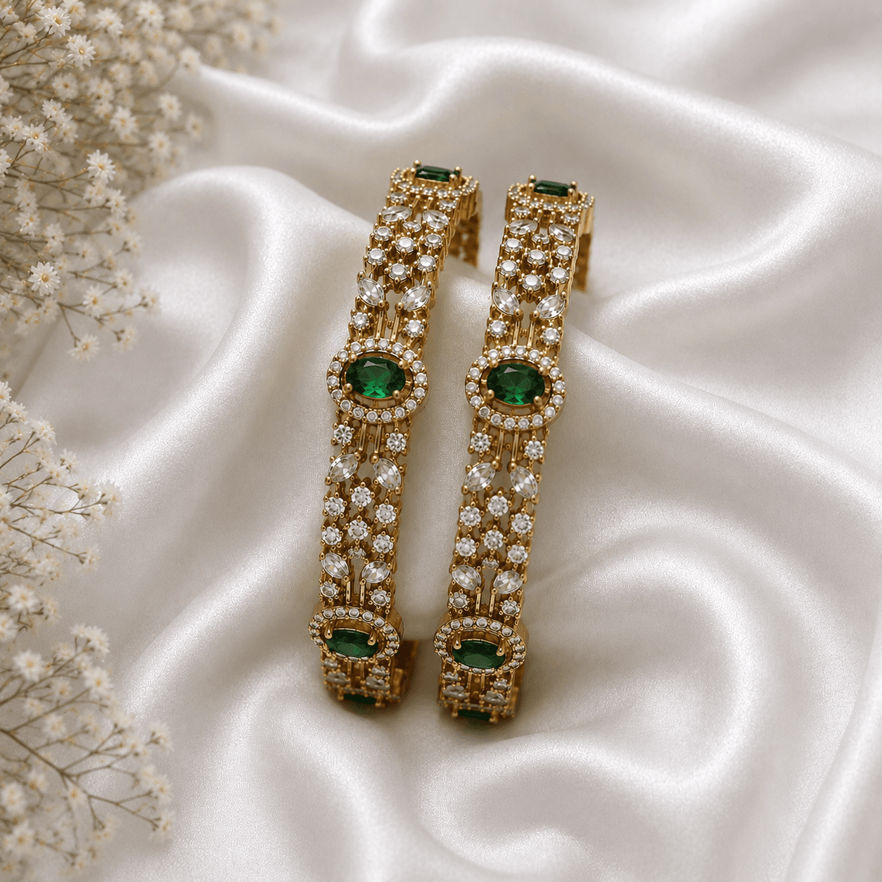 Emerald Grace Bangle