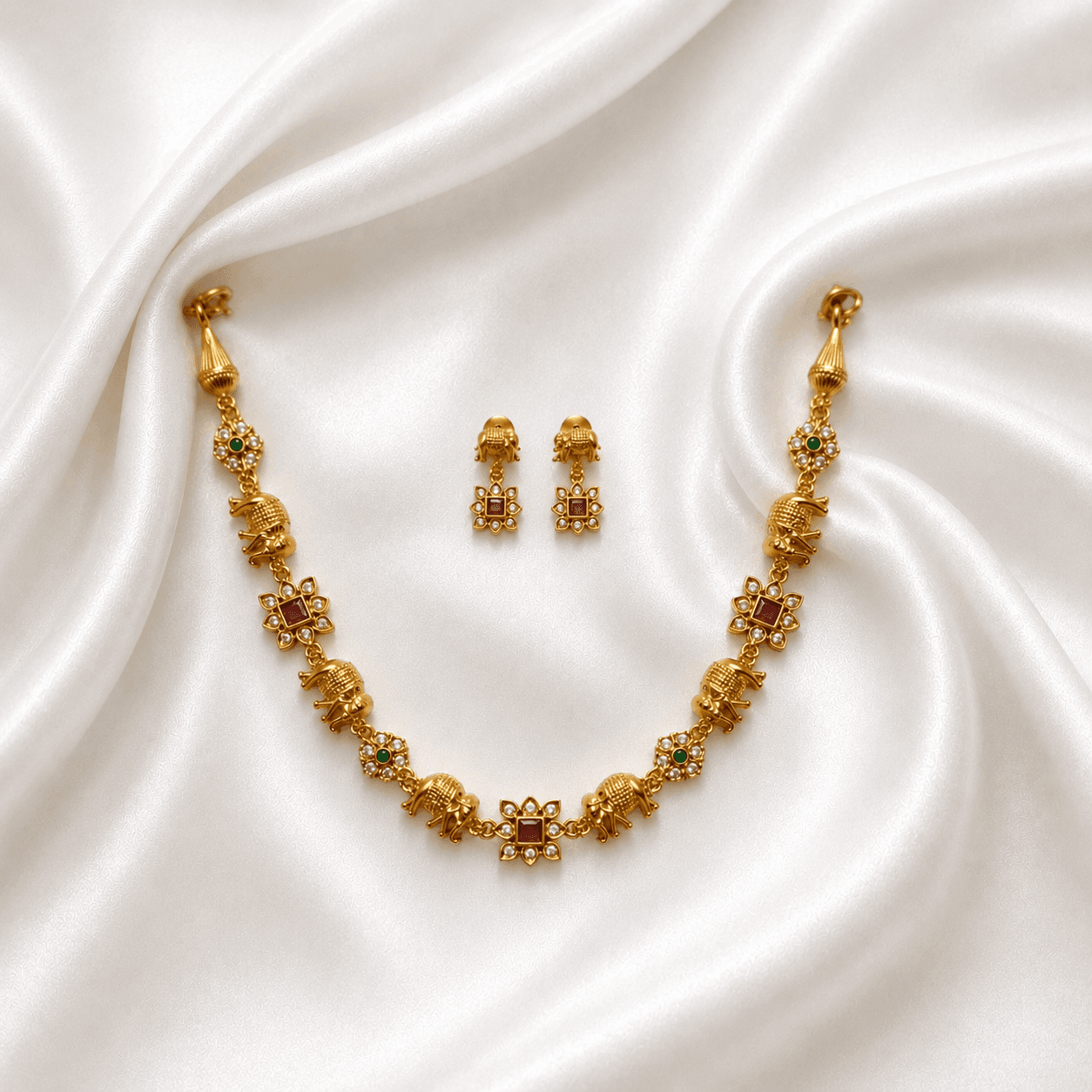Gaja Ratna Heritage Necklace Set