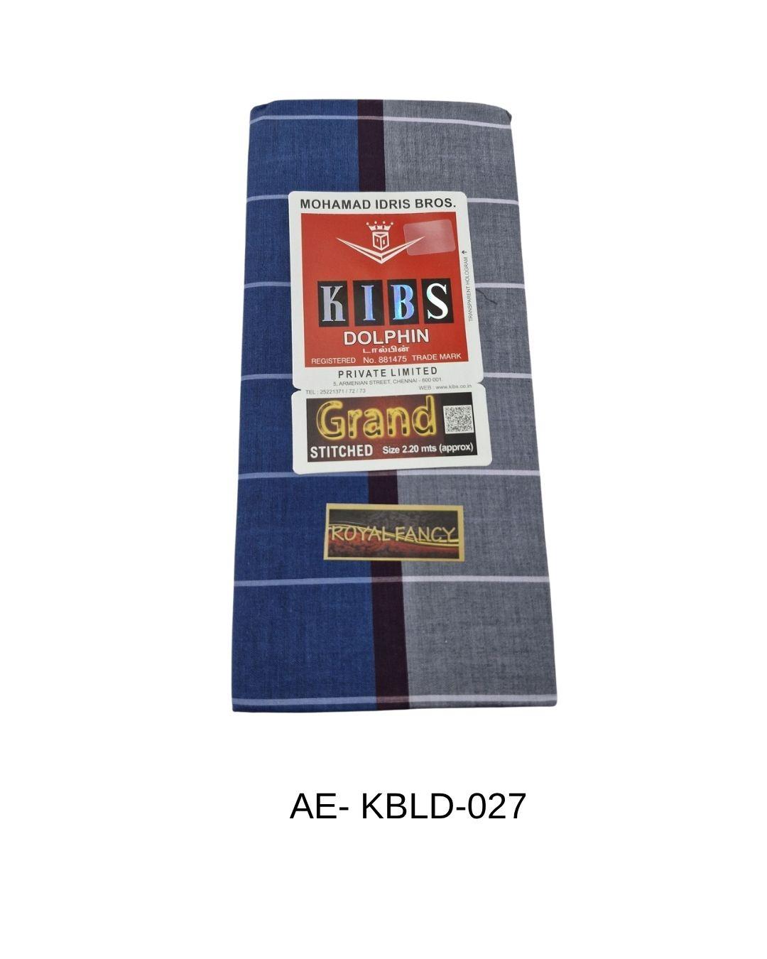 Kibs Dolphin Grand Colour Lungi- Stitched - Style No 027
