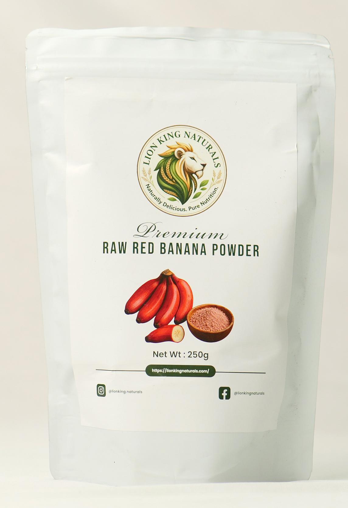Premium Raw Red Banana Powder – 250g
