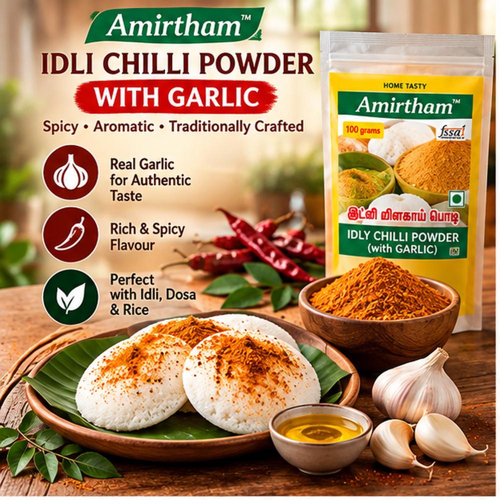 Idly Chilli Powder with Garlic