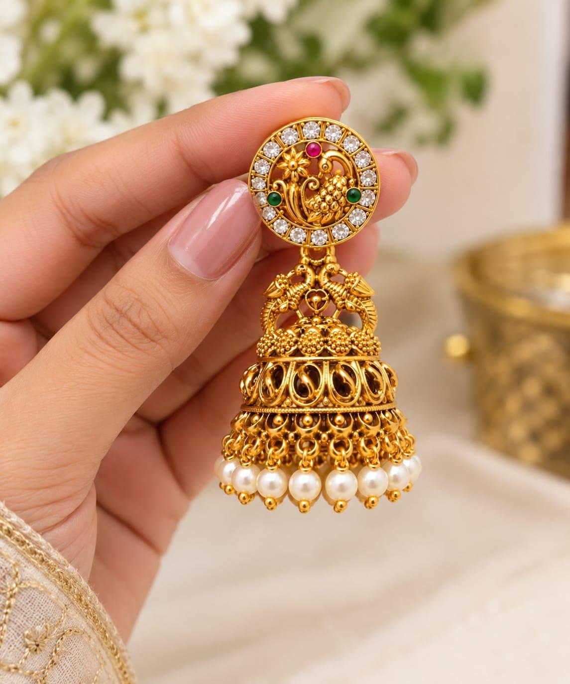 bridal jhumka