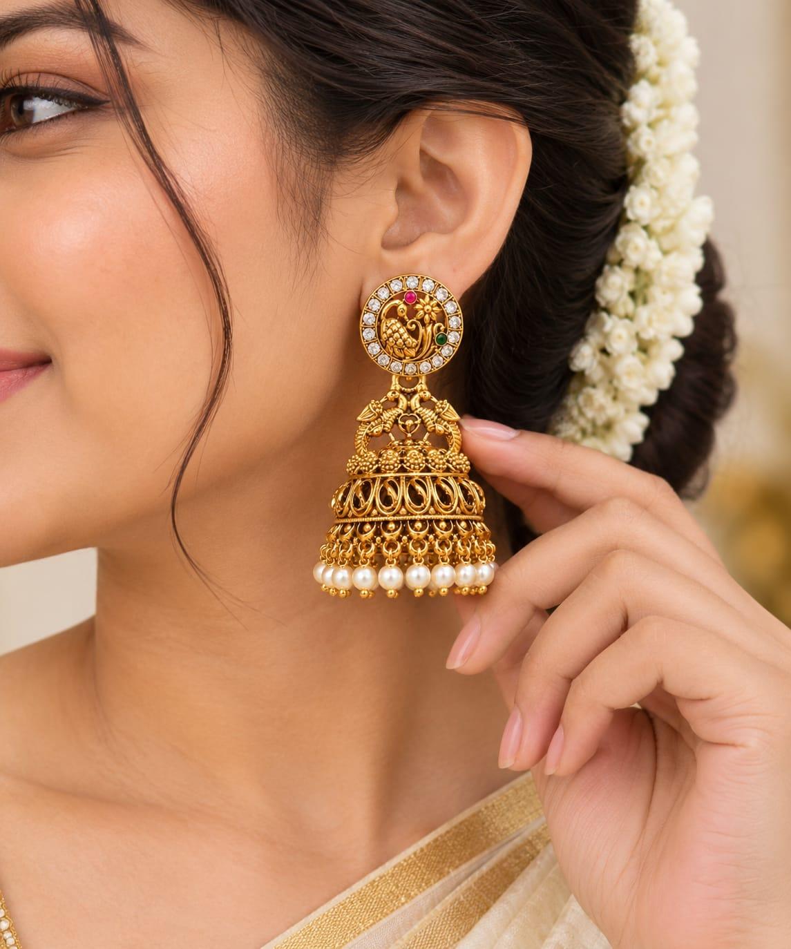 bridal jhumka