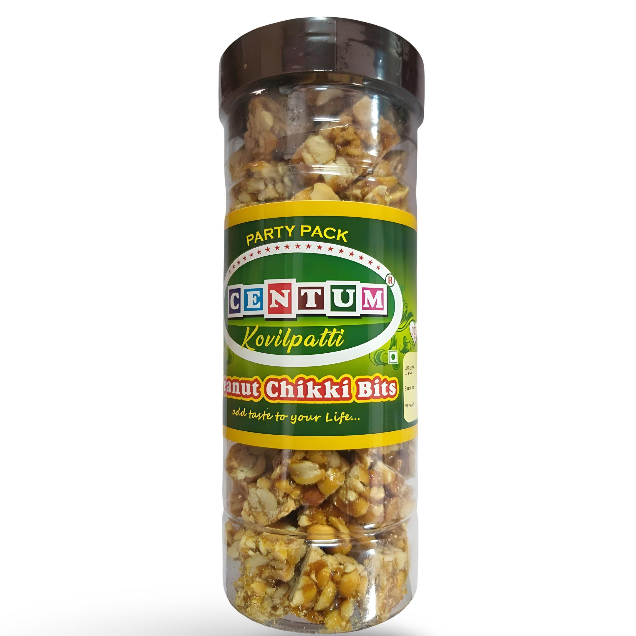Authentic Kovilpatti Kadalamittai - Mini Peanut Chikki Bites - Crunchy Jaggery Snack for Sharing - 375gm Jar Authentic Kovilpatti Kadalamittai - Mini Peanut Chikki Bites - Crunchy Jaggery Snack for Sharing - 375gm Jar