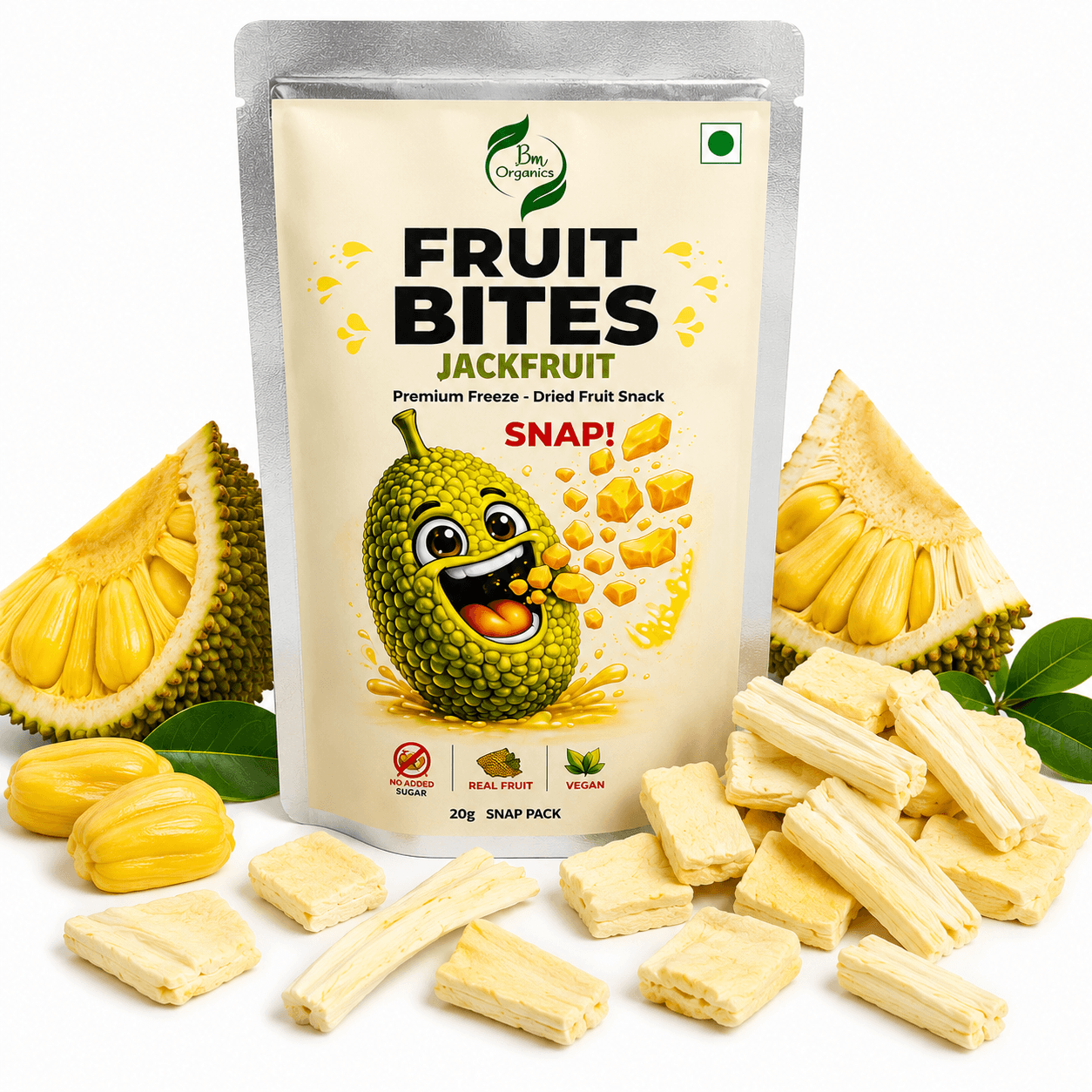 Freeze-Dried Jackfruit Bites Freeze-Dried Jackfruit Bites