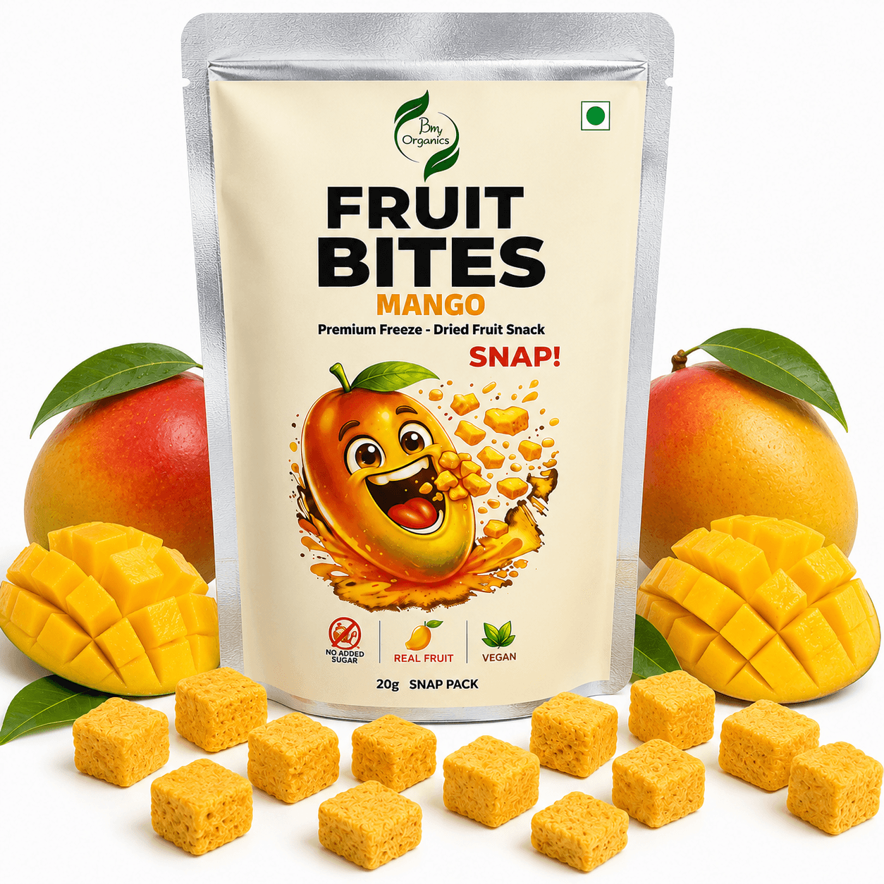 Freeze-Dried Mango Bites Freeze-Dried Mango Bites