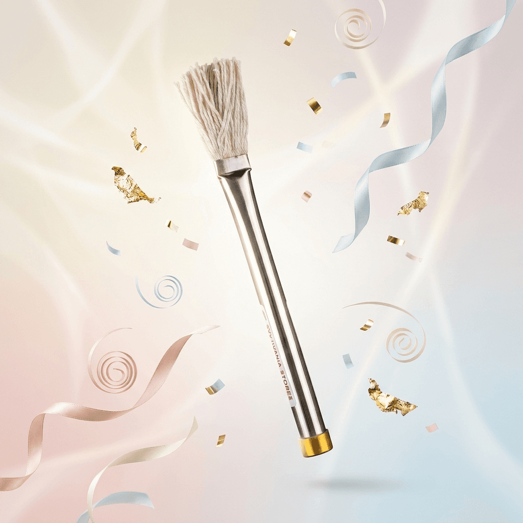 Premium Stainless Steel Ghee Cotton Brush Food Grade Oil; Butter Applicator Premium Stainless Steel Ghee Cotton Brush Food Grade Oil; Butter Applicator