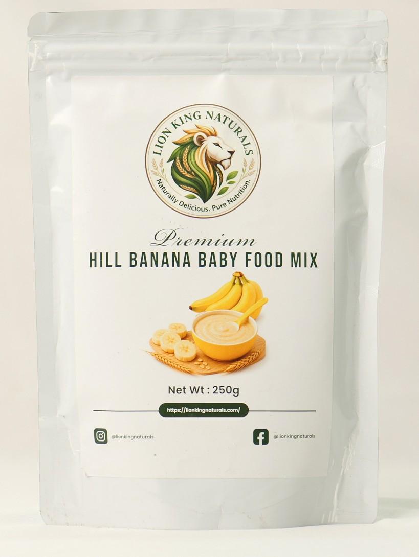 PREMIUM - HILL BANANA BABY FOOD MIX - 250 GRM PREMIUM - HILL BANANA BABY FOOD MIX - 250 GRM