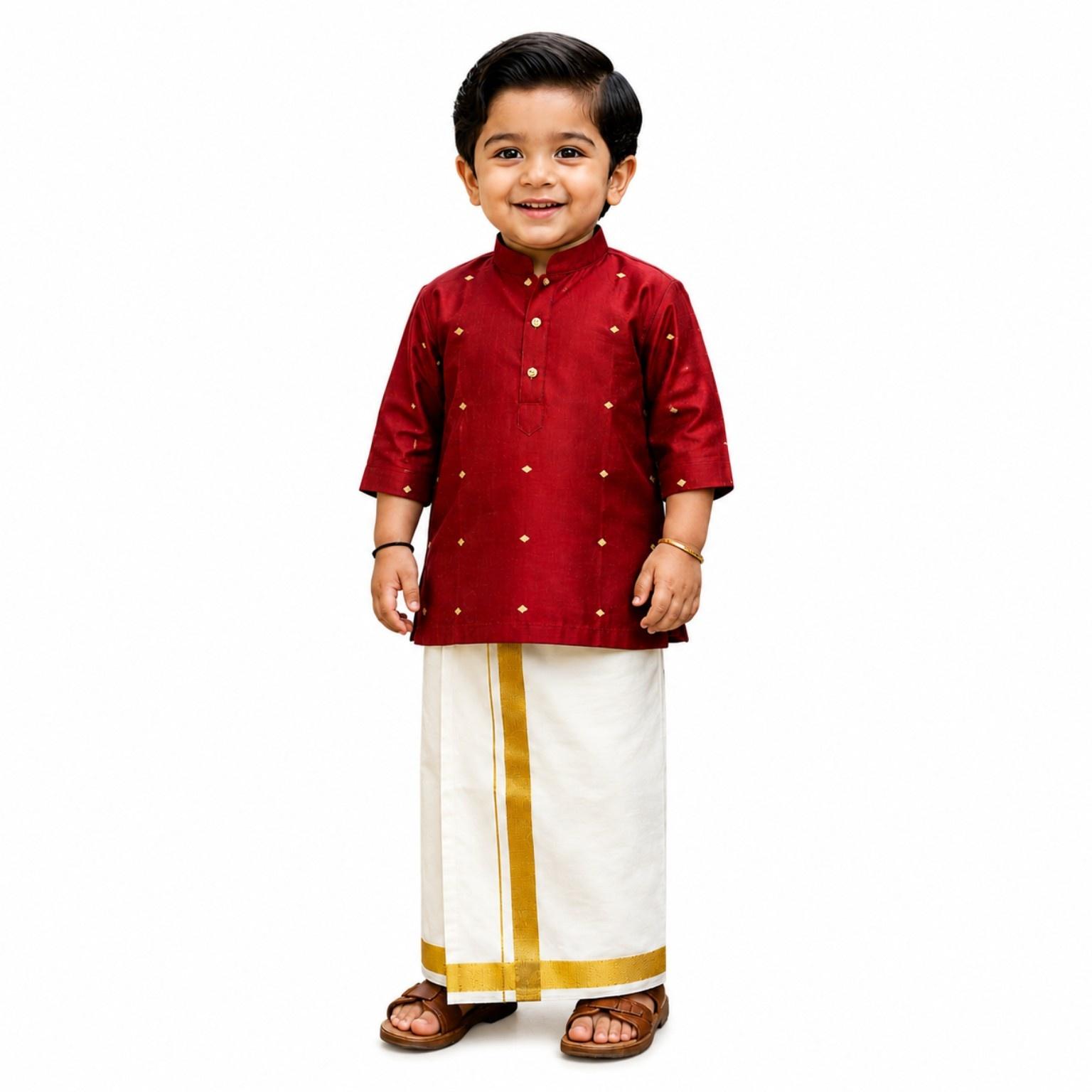 Ruby Red royal kurtha vesti set Ruby Red royal kurtha vesti set