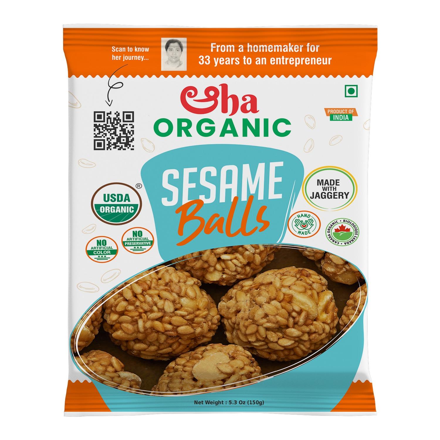 Aaha Sesame Ball - Traditional Indian Sweet, 150 g Aaha Sesame Ball - Traditional Indian Sweet, 150 g